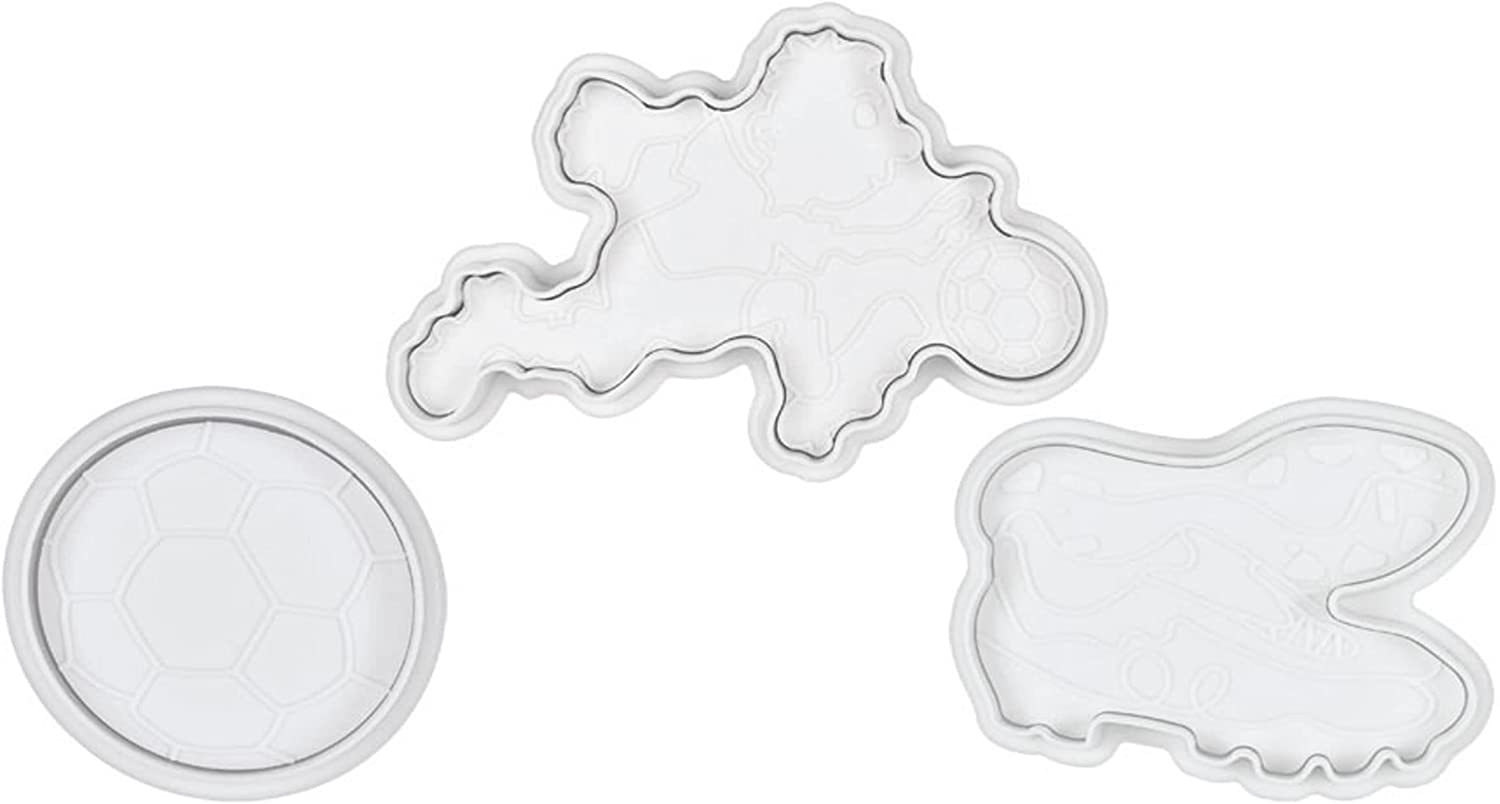 Staedter Städter Football Set of 3 Cutters with Ejector