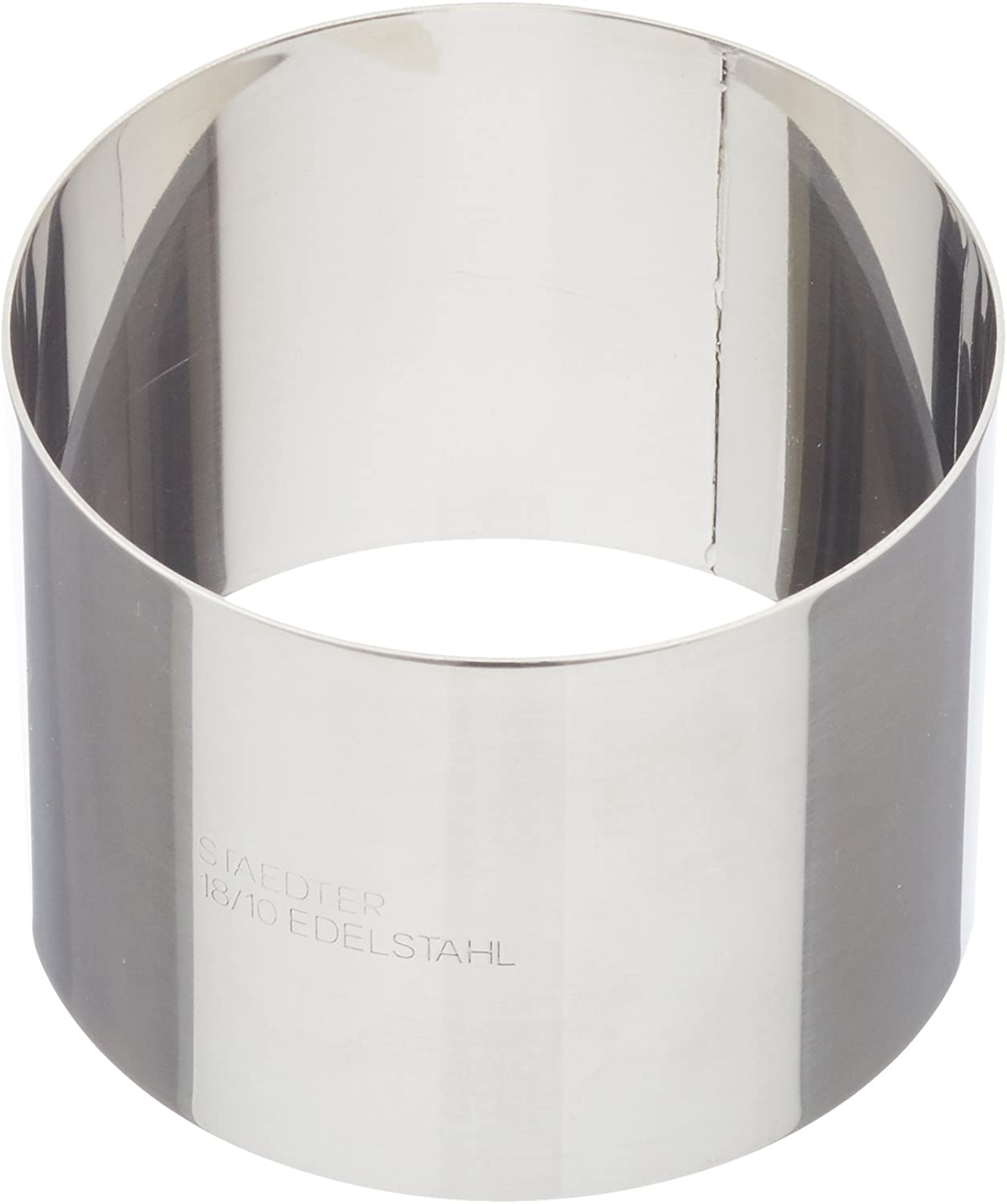 Staedter Städter 624849 Springform Cake Tin Round Stainless Steel Silver 7 x 7 x 4 cm
