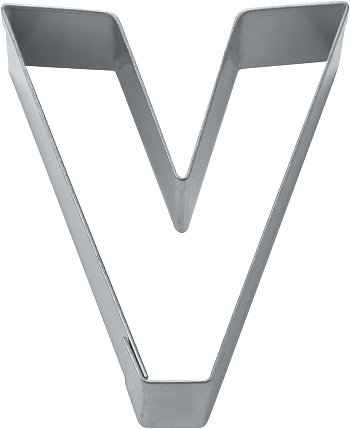 Staedter Städter ST112919 Tin Letter V Cookie Cutter approx. 6.5 cm