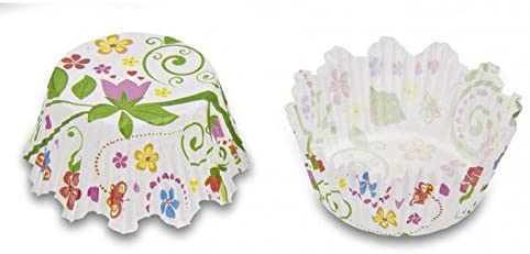 Staedter 100 Maxi-Muffin Papierförmchen mit Zacken, Blumengarten 335820