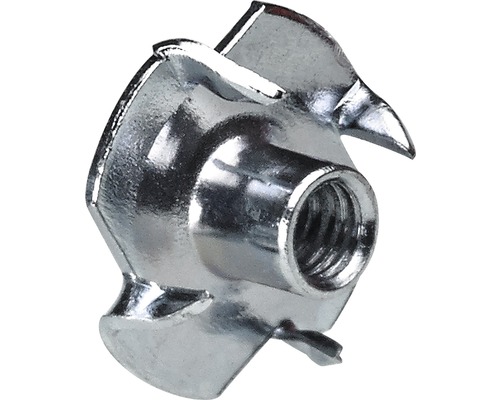 Steel insert nut with M4/6 mm thread, 200 pieces