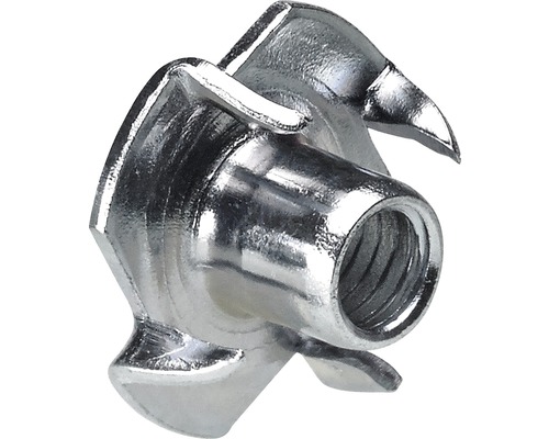 Hettich Steel drive-in nut with thread M6/8 mm, 100 pieces