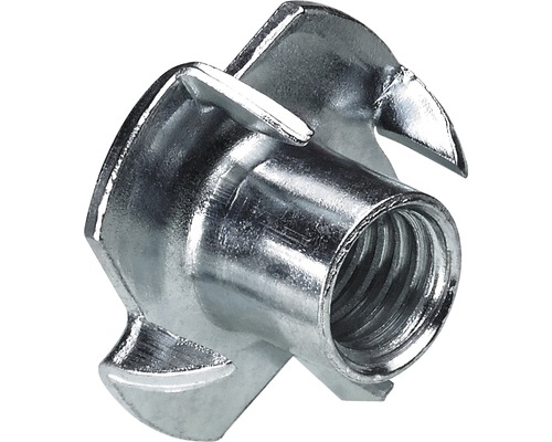 Hettich Steel drive-in nut with thread M8/10 mm, 50 pieces