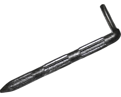 Dresselhaus Steel groove hooks 4 x 40 mm metallized, 15 pieces