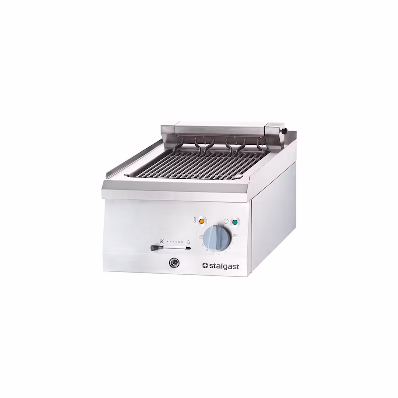 Stalgast electric water grill series 700 ND, 4.1 kW, 400 volts, 400 x 700 x 250 mm (W x D x H)
