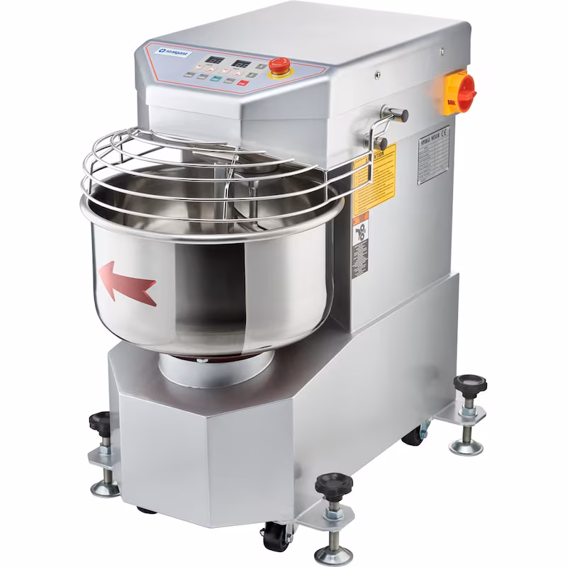 Stalgast Dough-Master spiral dough kneading machine, automatic control, 45 liters, 2.6 kW