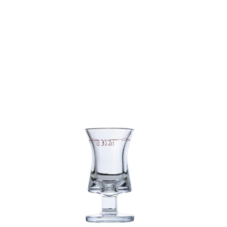 tableroc Stamper Rittmeister 2.8 cl with filling line 2 cl |-|, contents: 28 ml, D: 45 mm, H: 85 mm