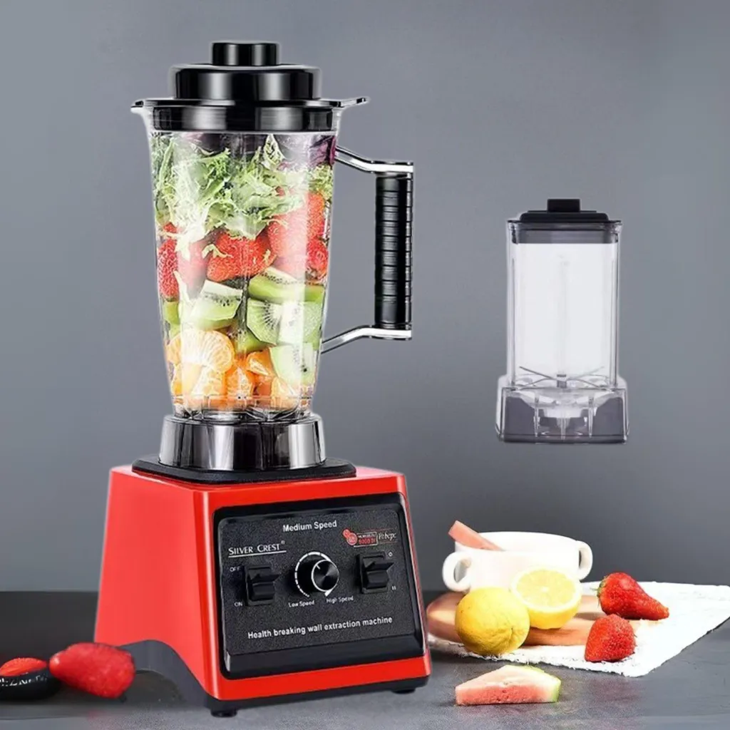 keepgogo Stand mixer, double cup, smoothie maker, shake mixer, electric blender, ice crusher, tamper, 800W