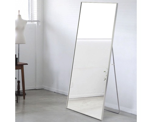 The Wall Standing mirror Chicago aluminum silver 51x150 cm