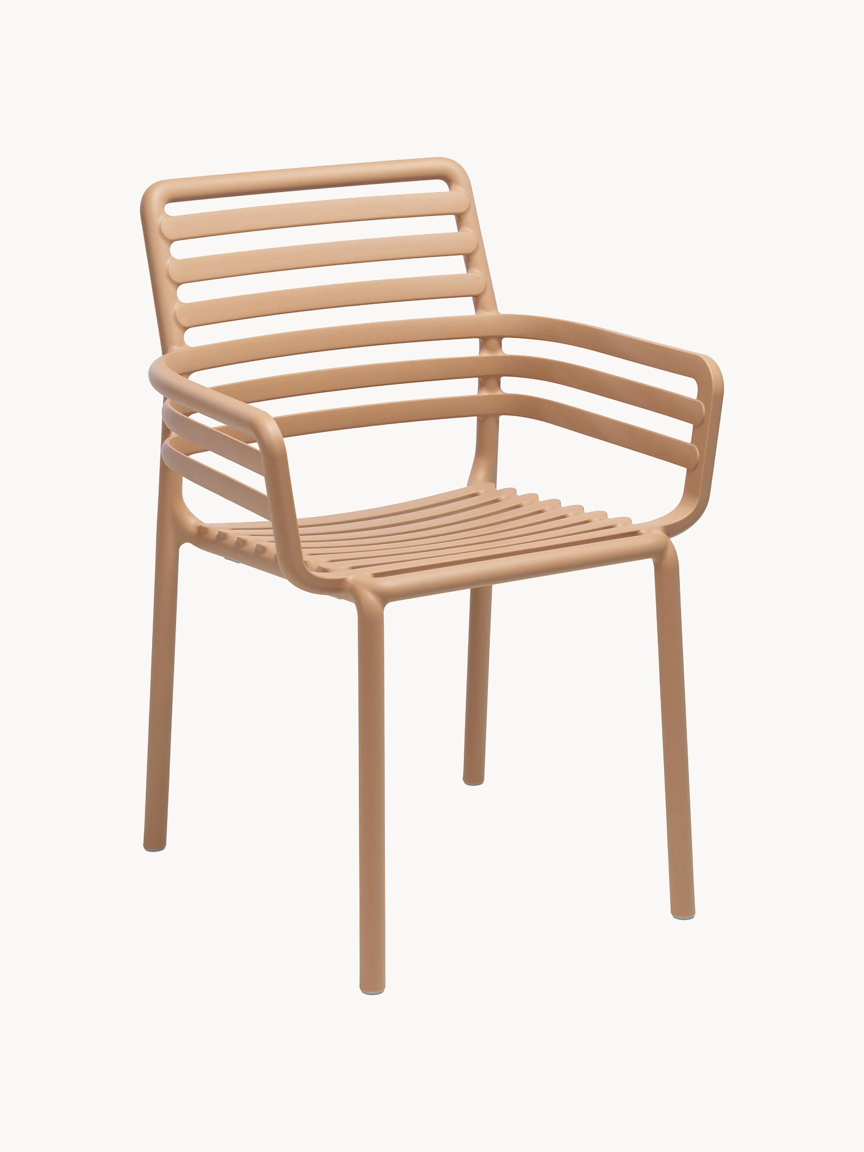 Nardi Stackable Doga garden armchair - Light brown
