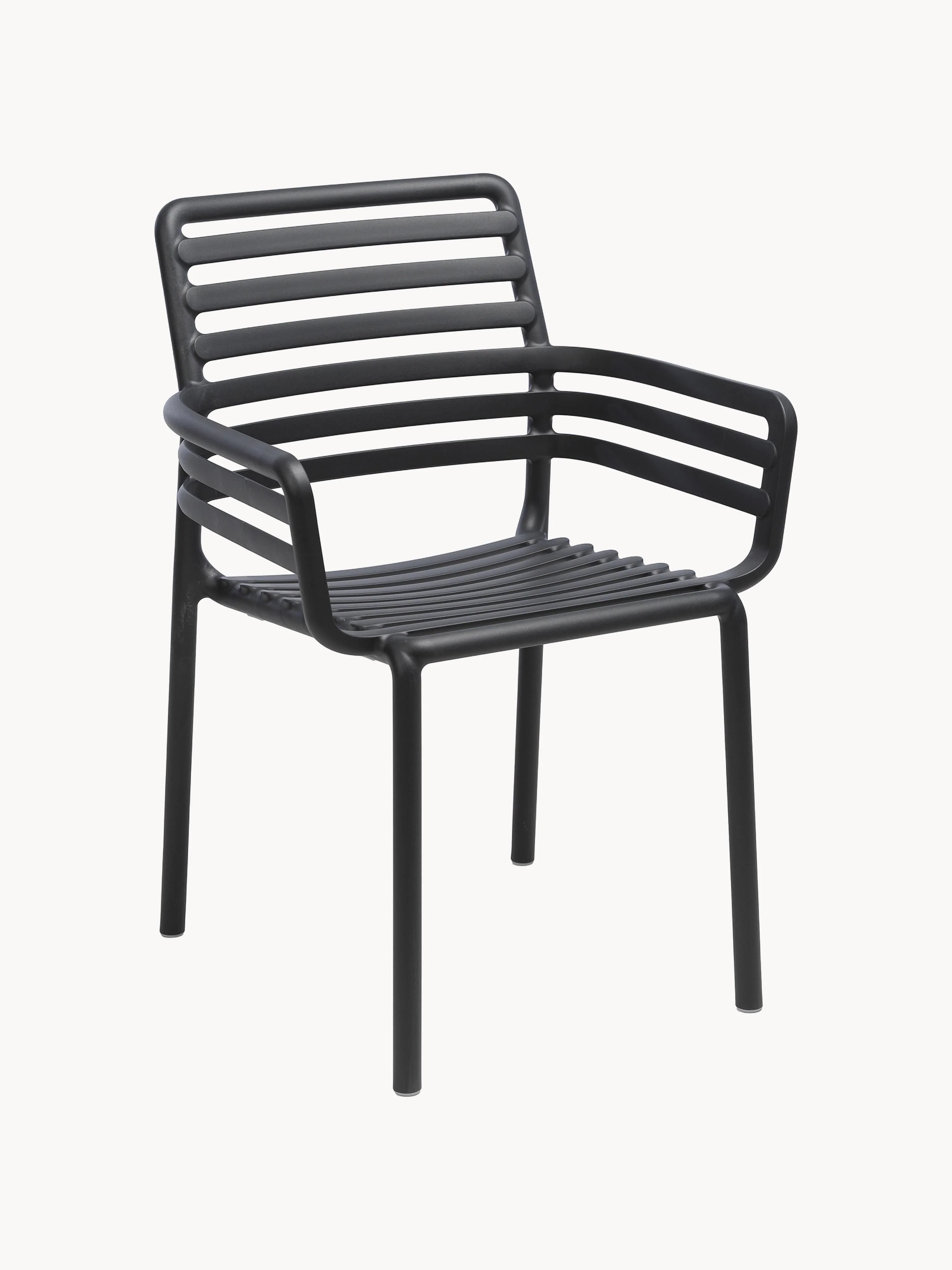 Nardi Stackable Doga garden armchair - Black