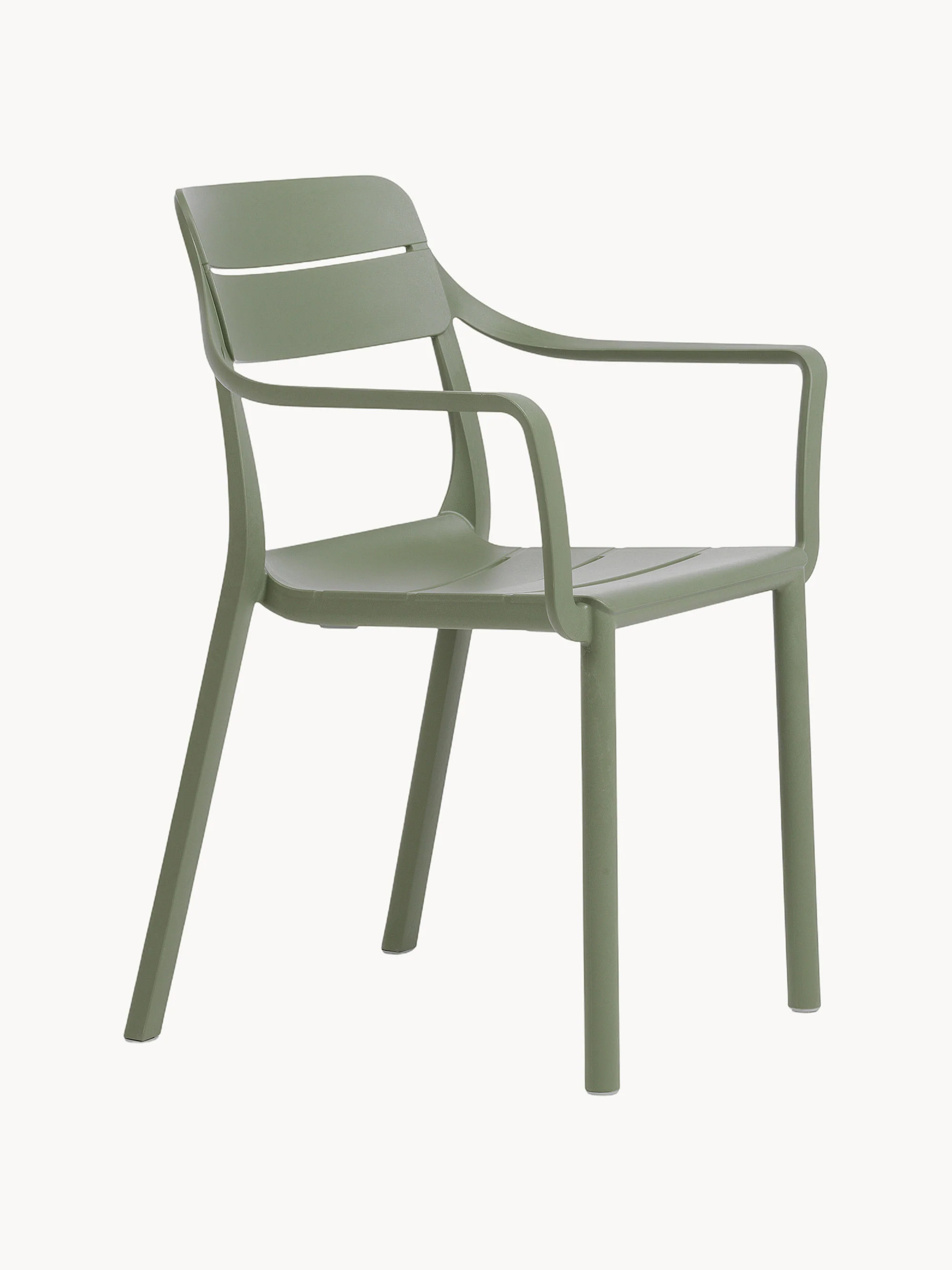 Nardi Stackable Cassia garden chair with armrests - Sage green