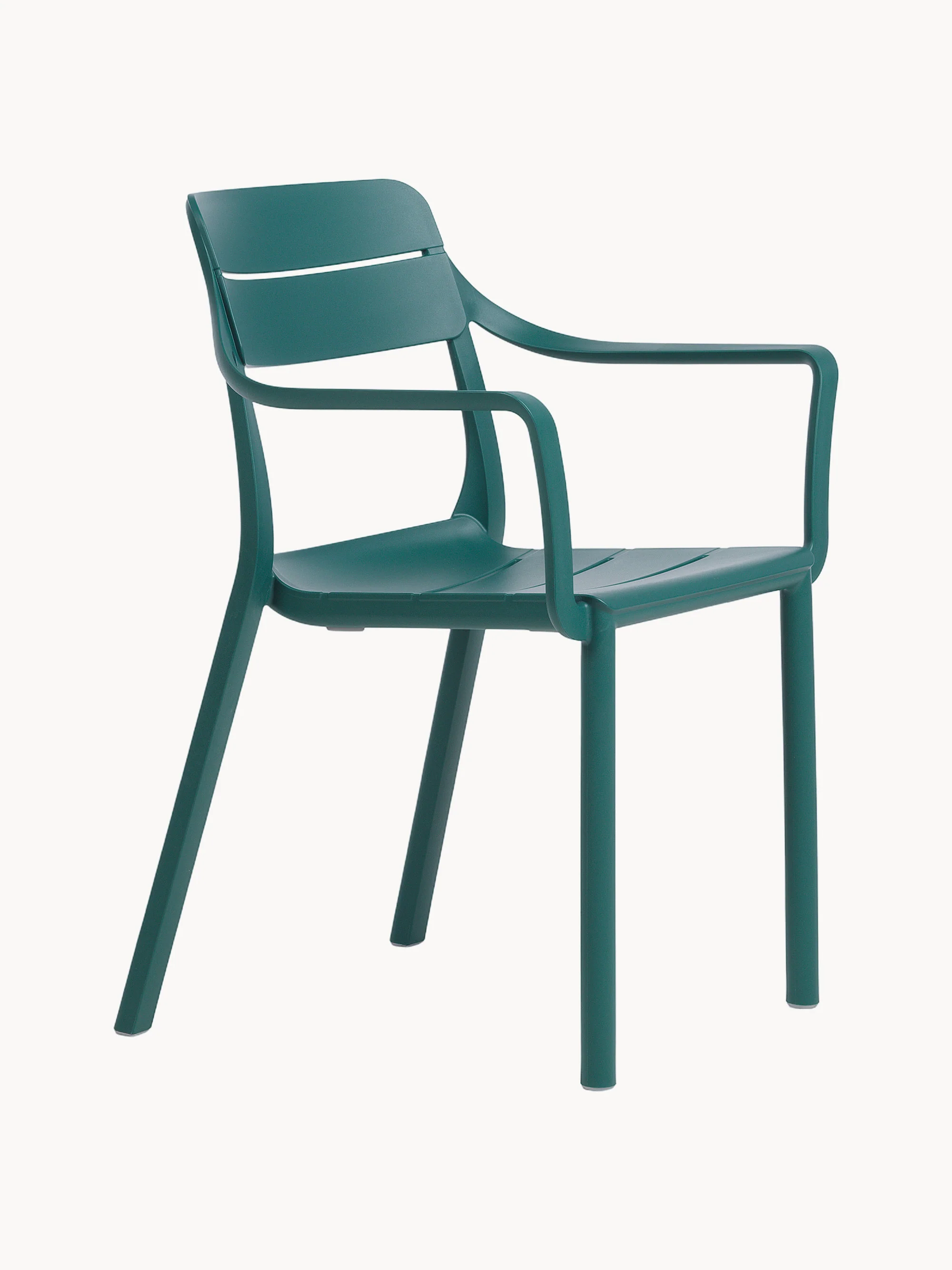 Nardi Stackable Cassia garden chair with armrests - Petrol