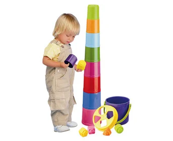 Fomicolor stacking buckets, 10-piece set