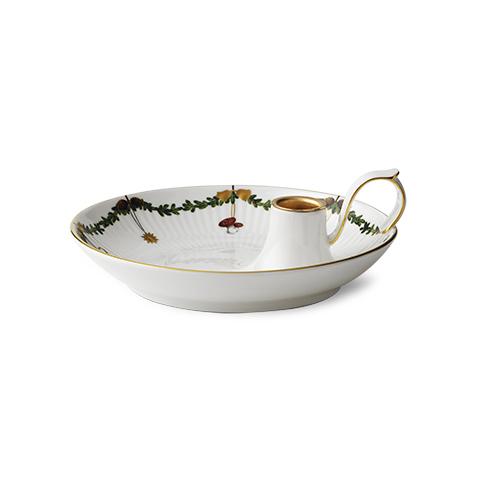 Royal Copenhagen Star Fluted Festive Candle Holder