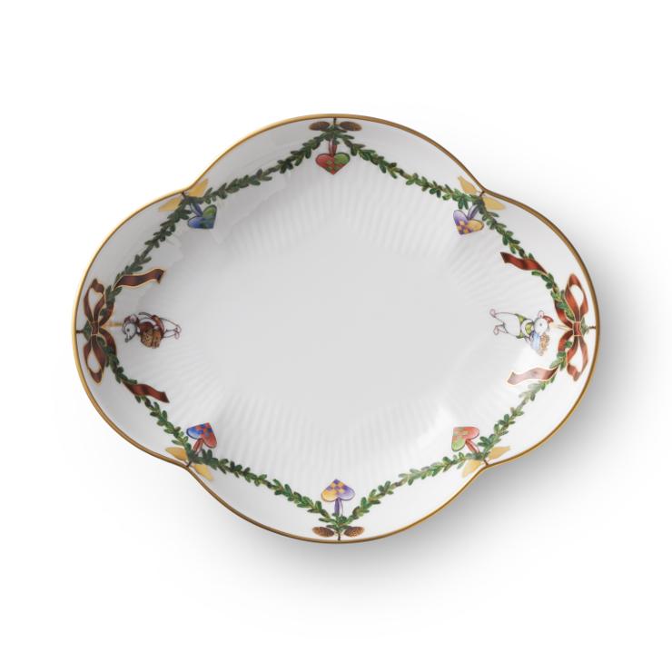 Royal Copenhagen Star Fluted Christmas Small Plate