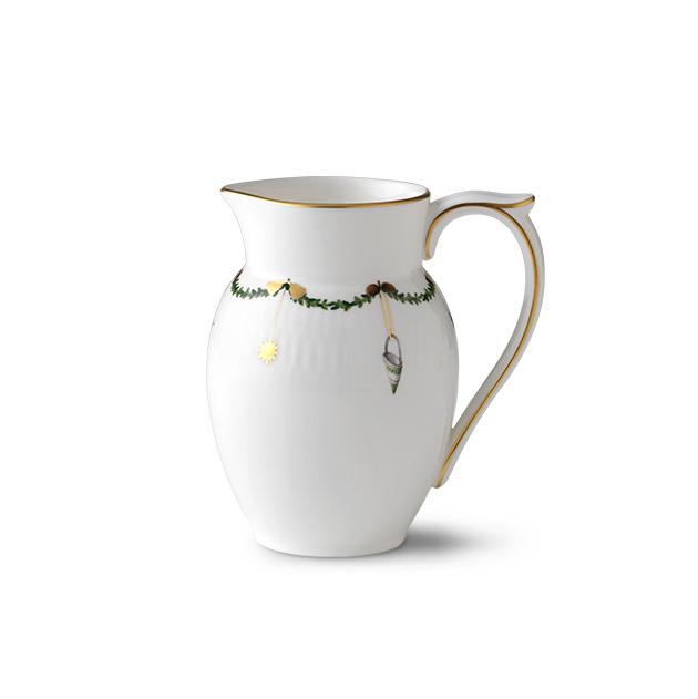 Royal Copenhagen Star Fluted Christmas Milchkanne