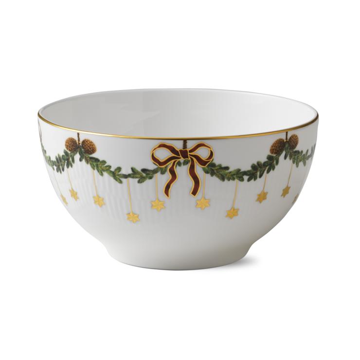 Royal Copenhagen Star Fluted Christmas Dish