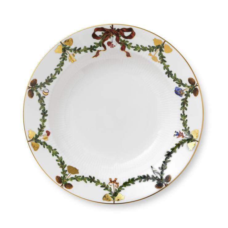 Royal Copenhagen Star Fluted Christmas Deep Dish