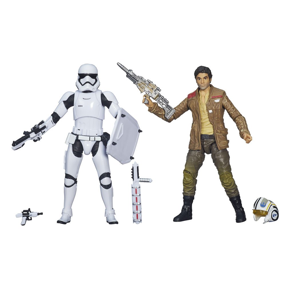 Hasbro Star Wars Black Series Poe Dameron And Stormtrooper A