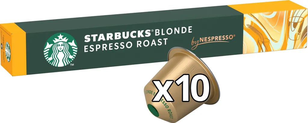 Nestlé Starbucks Blonde Espresso Roast for Nespresso (1 x 10 capsules)