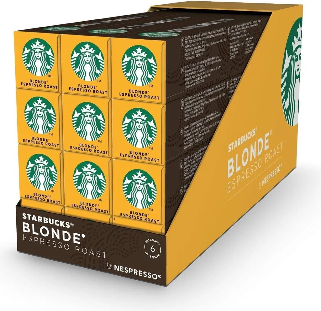 Nestlé Starbucks Blonde Espresso Roast for Nespresso (12 x 10 capsules) 0.66g