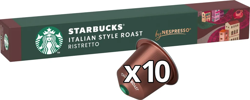 Nestlé Starbucks Italian Style Roast for Nespresso (1 x 10 capsules)
