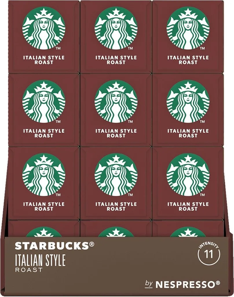 Nestlé Starbucks Italian Style Roast for Nespresso (12 x 10 capsules)