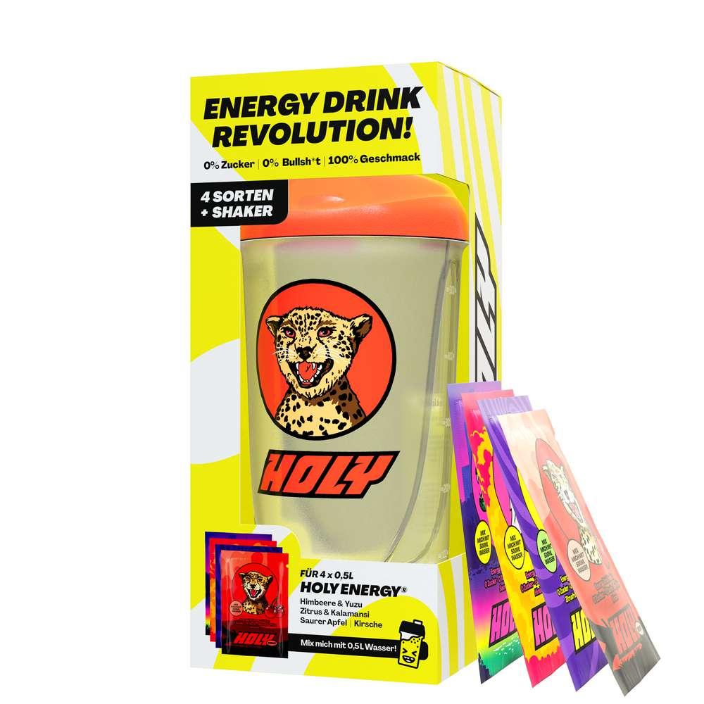 HOLY Energy Starter set shaker + powder cherry