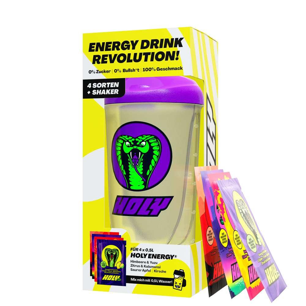 HOLY Energy Starter set shaker + powder citrus & kalaman