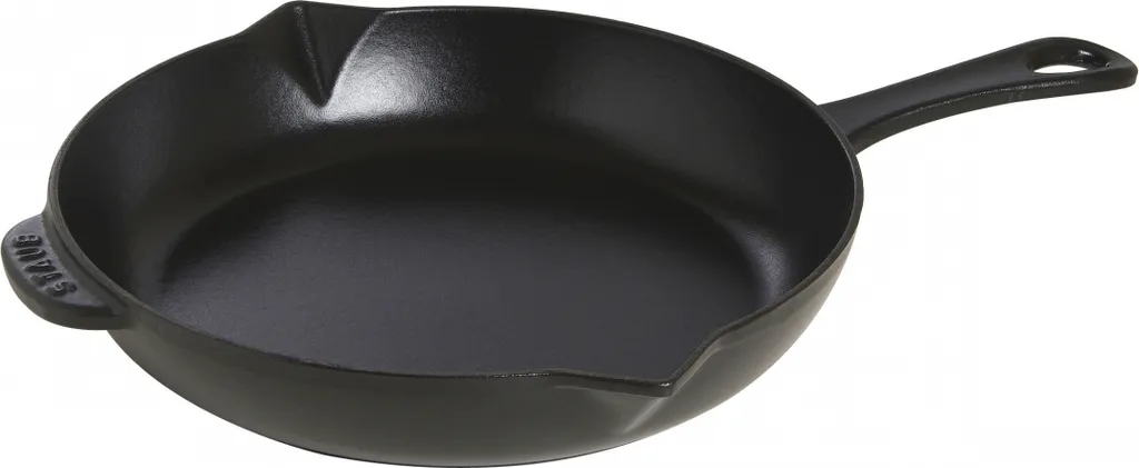 Staub 40510-617-0 - Cast iron frying pan, with handle, black, 26 cm