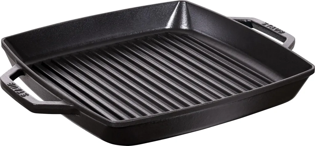 Staub 40511-783-0 Grill pan 33cm right, black (1 piece)