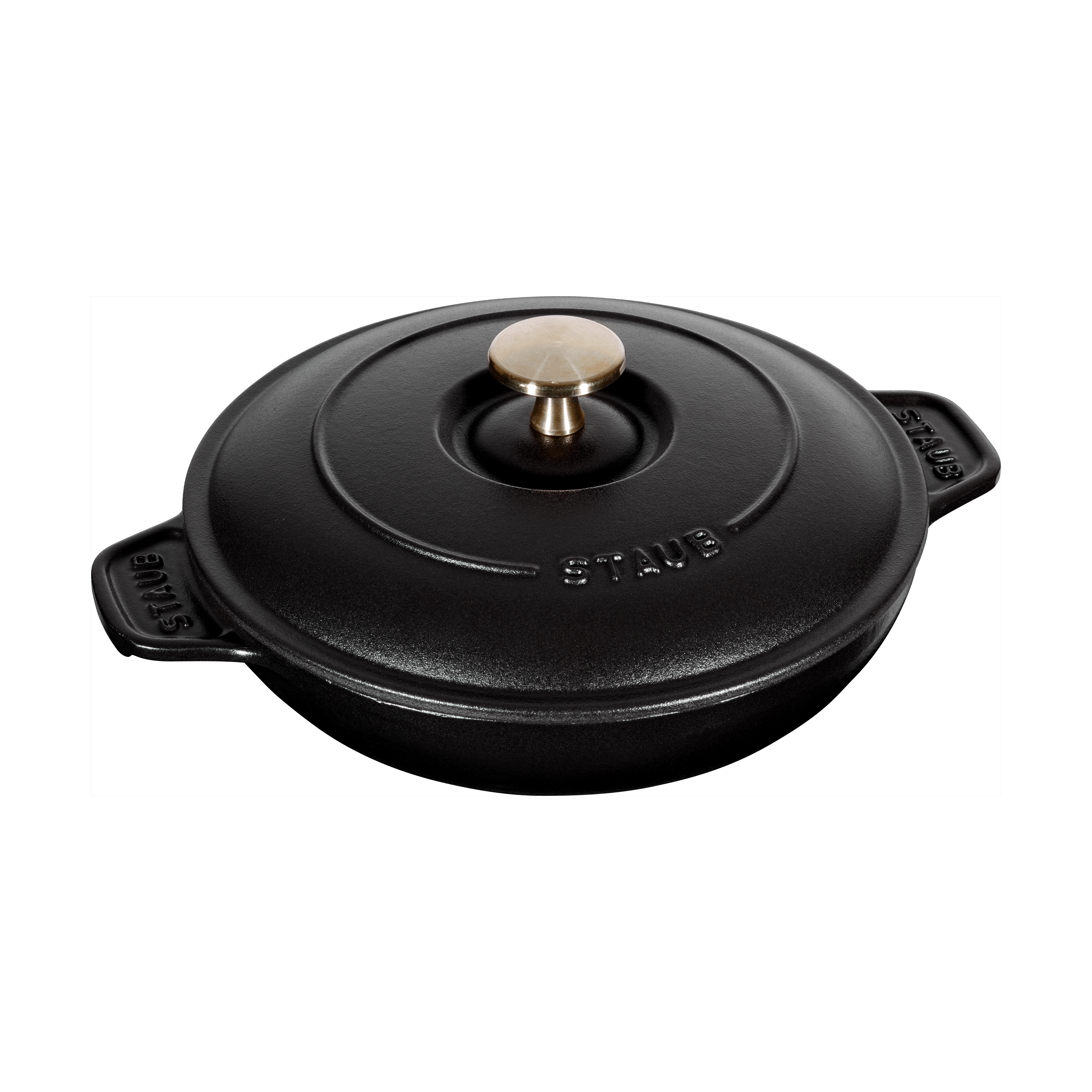 Staub cast iron baking pan with lid, round, 20 cm
