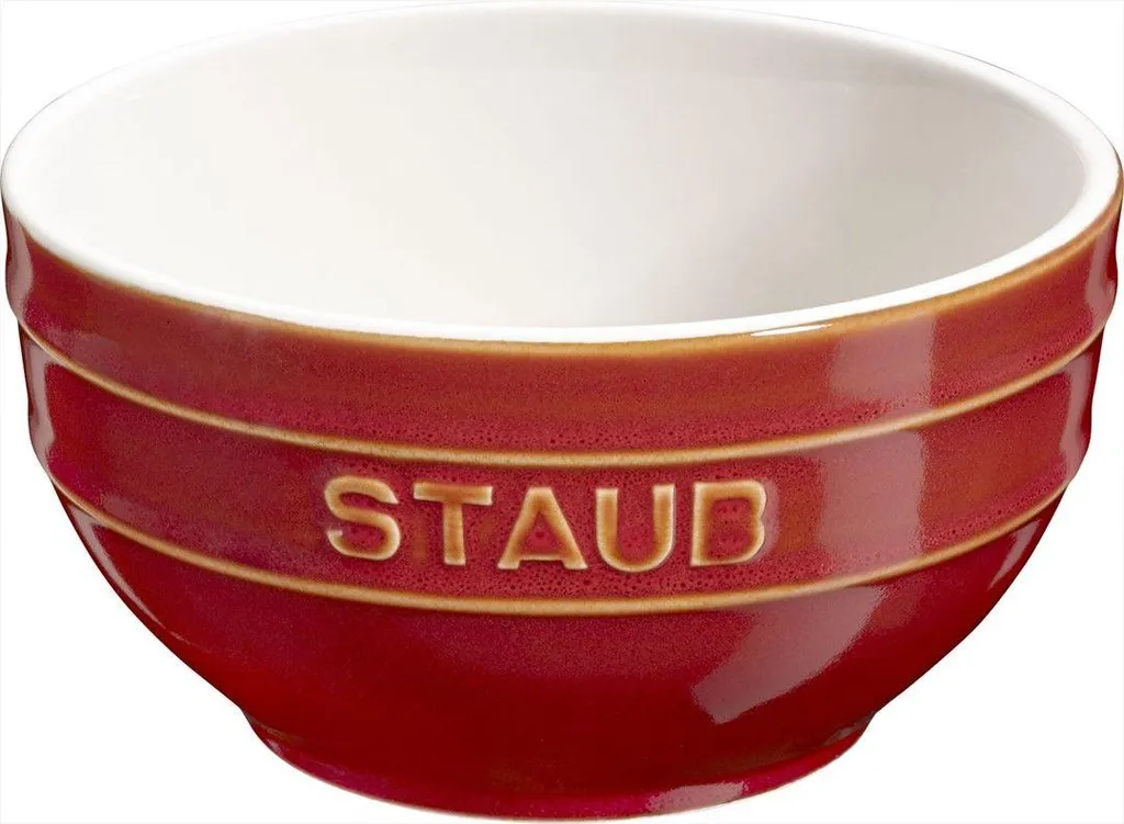 Staub Ceramic Bowl Gift Box 12 x 6 x 12 cm, Ø 12 cm round copper red