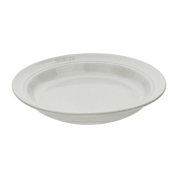 STAUB Dust New White Truffle deep plate