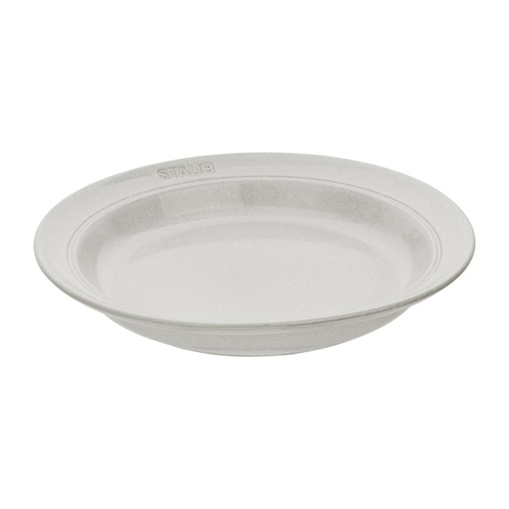 STAUB Dust New White Truffle deep plate