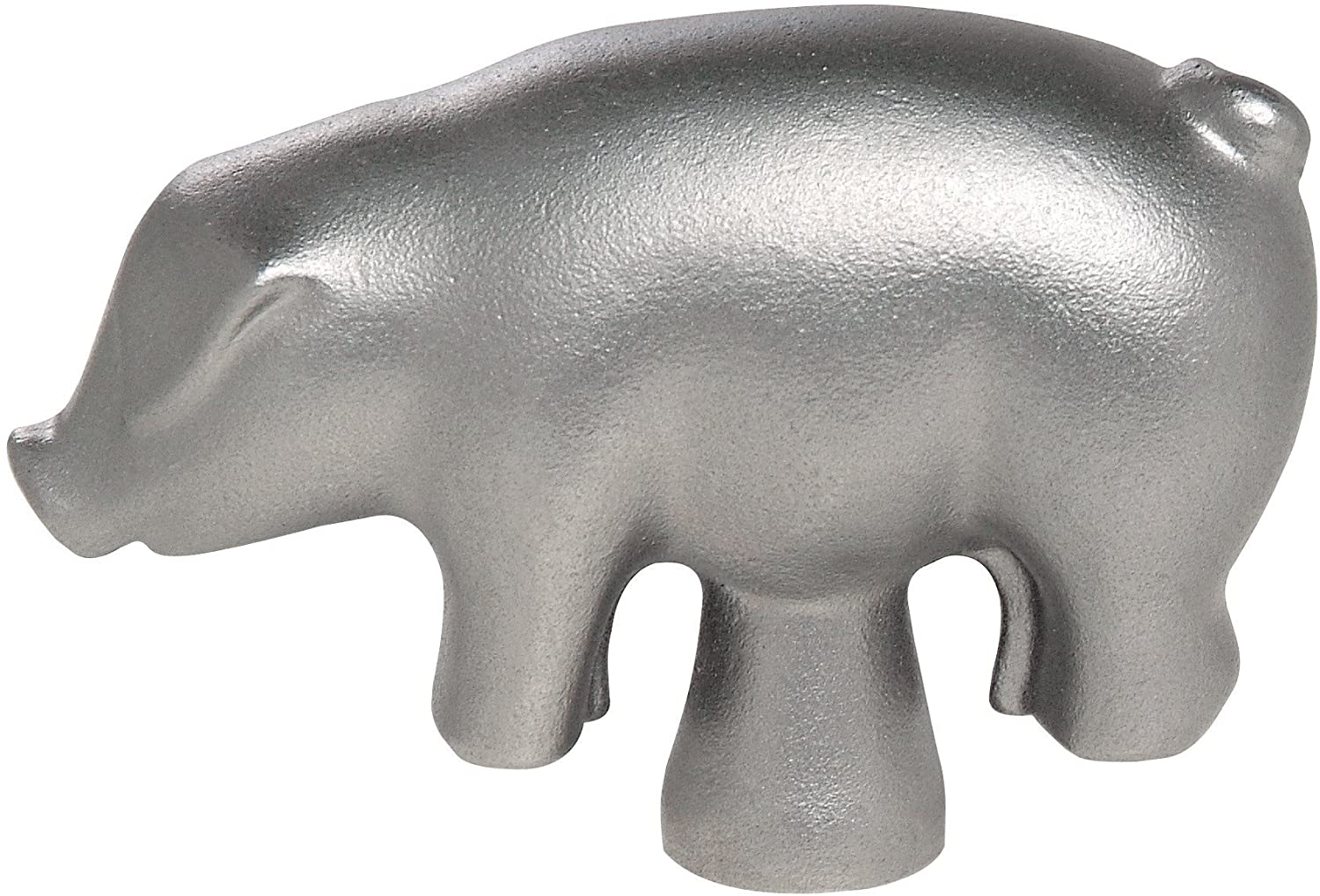 Staub Pig Cocotte lid Knob in silver coated cast iron