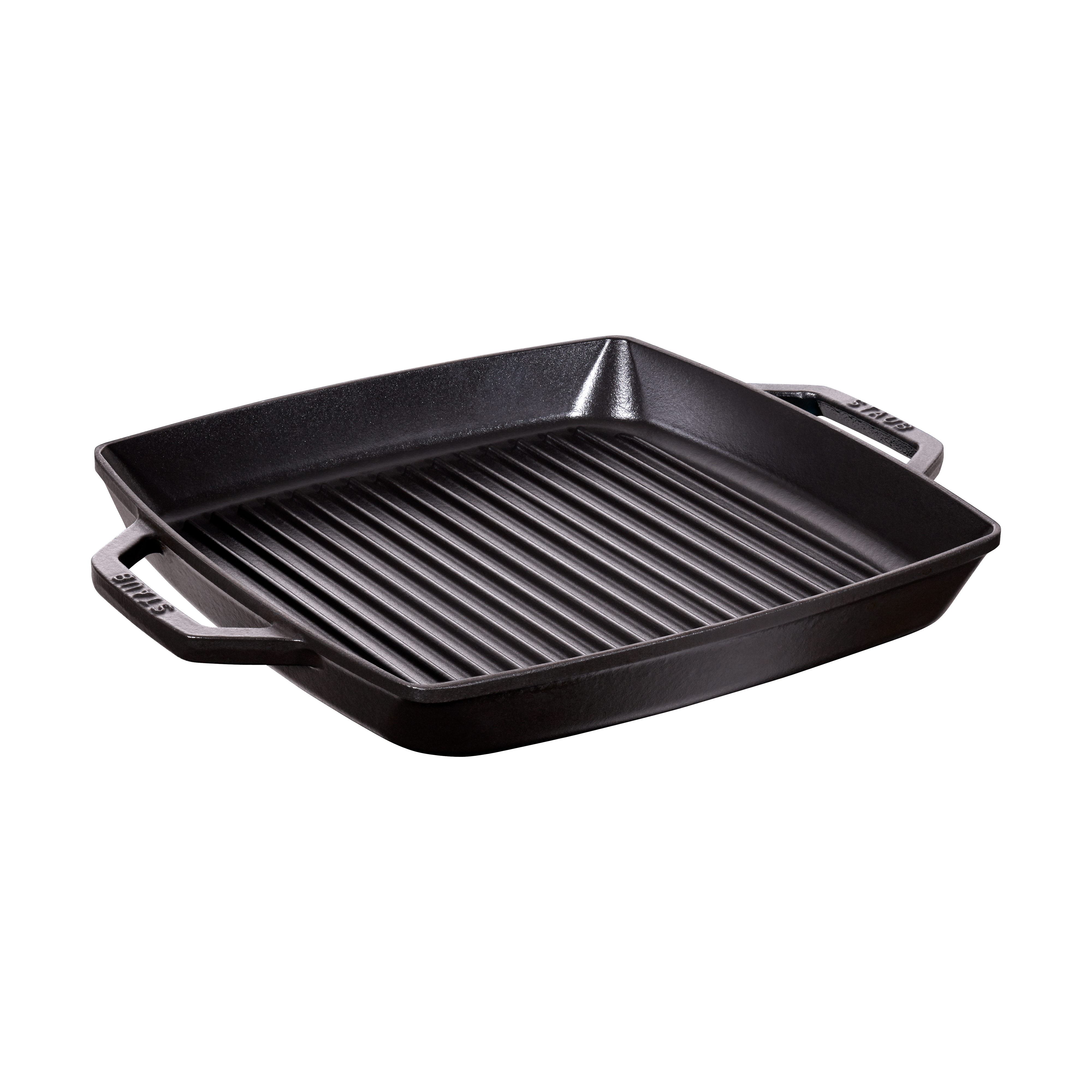 Staub Pure Grill Pan Cast Iron Square Black