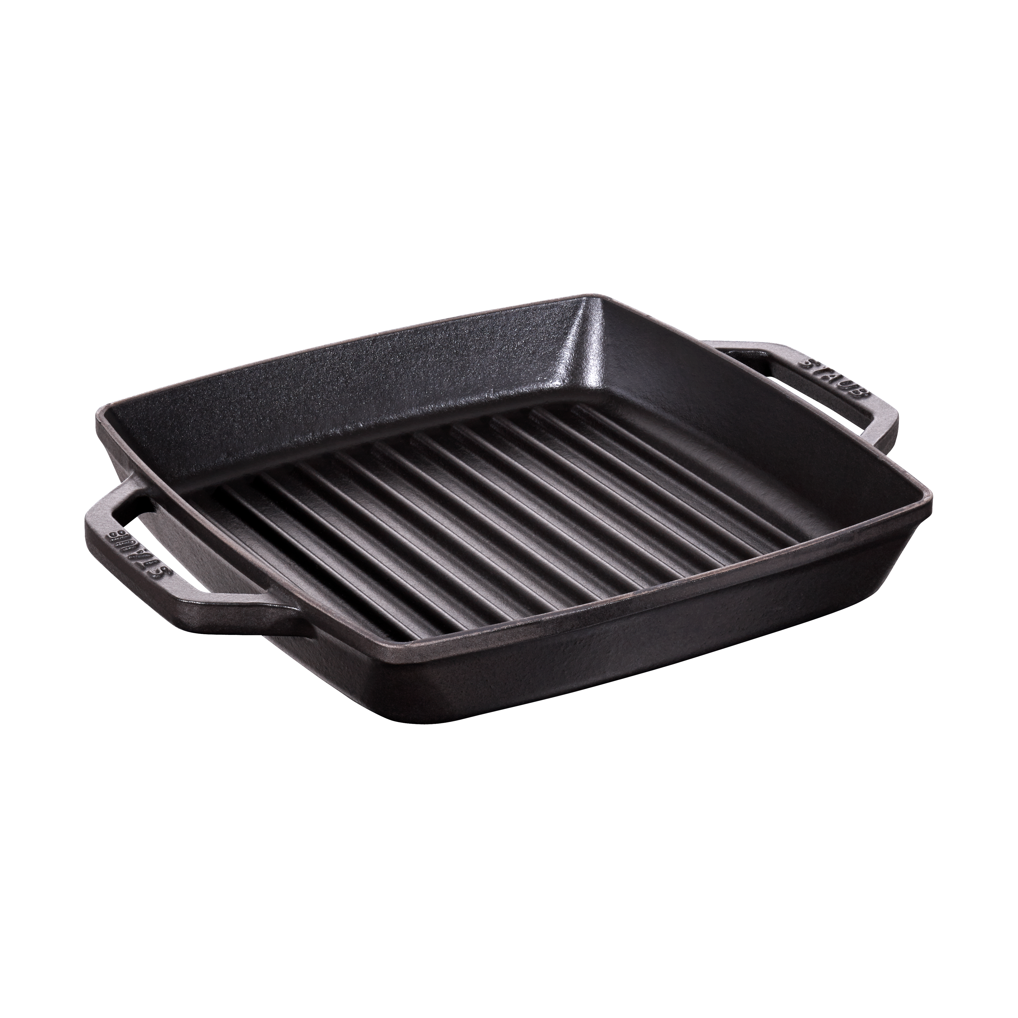 Staub Pure Grill Pan Cast Iron Square Black