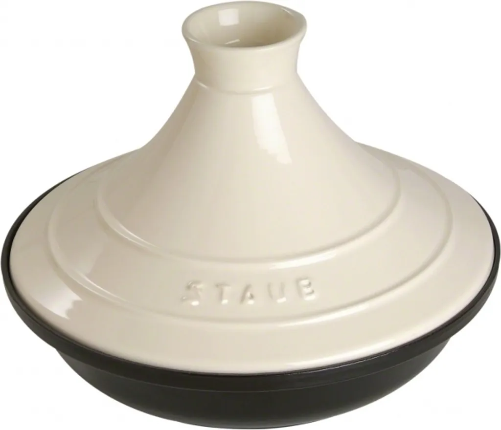 Staub Tajine 20cm round cream, cast iron