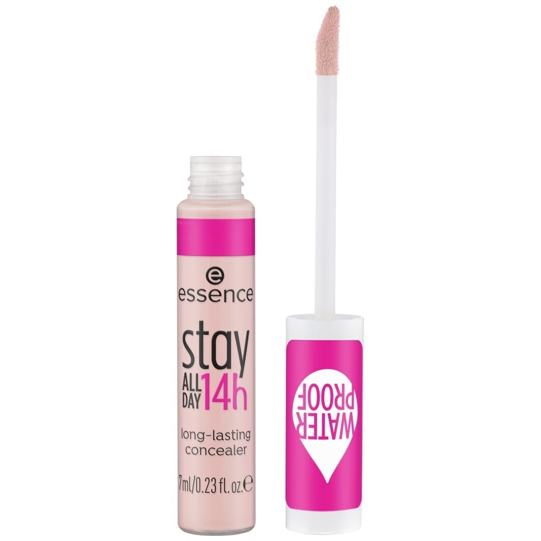 essence stay ALL DAY 14h long-lasting concealer, No. 20 - Light Rose