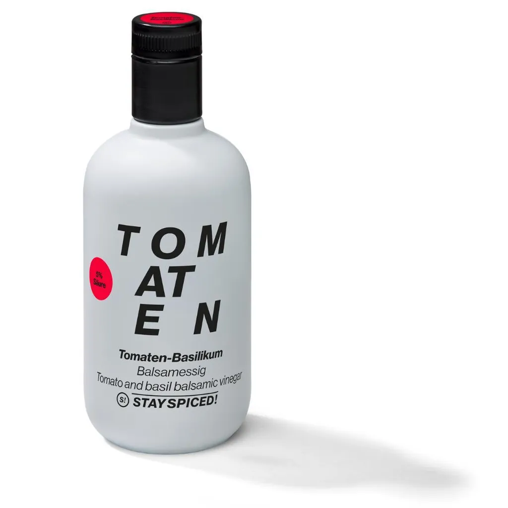 Spiceworld STAY SPICED! Tomato vinegar 500 ml – fruity vinegar with tomato for salads, antipasti & Mediterranean cuisine