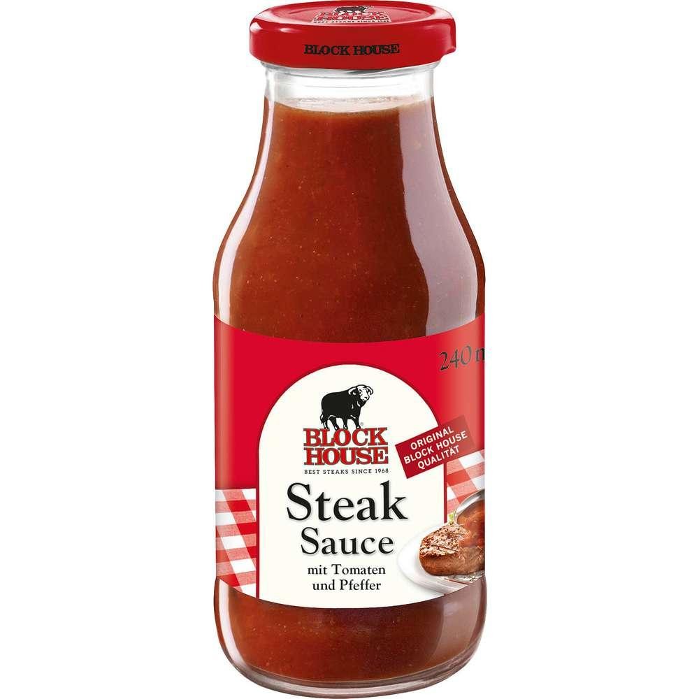 Block House Steak sauce with tomatoes and pepper