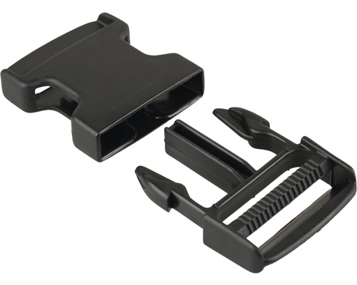 Mamutec Buckle for straps 40 mm plastic black 1 piece