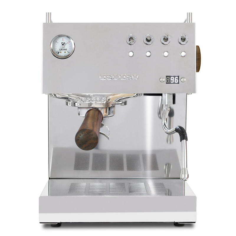 Ascaso Steel UNO PID Inox Wood Stainless Steel