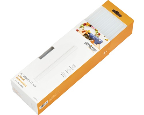Steinel glue sticks Ø 11 mm Cristal pack of 40