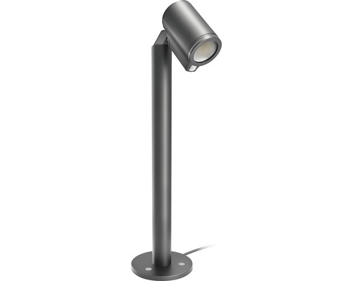 Steinel LED Sensor Spotlight 7.9W 512 lm 3000 K warm white, app-controlled, Spot Way SC anthracite