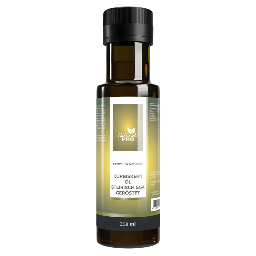 Delta7 Styrian pumpkin seed oil PGI | traditionally roasted & regionally produced, 100 ml