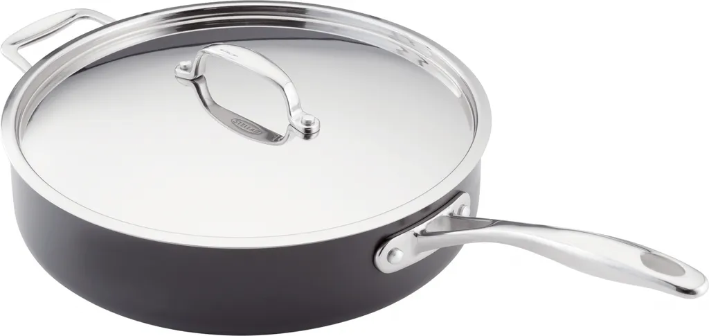 Stellar-Hard Anodized Casserole Pan, Aluminum, 52x28x9 cm, Black/Silver