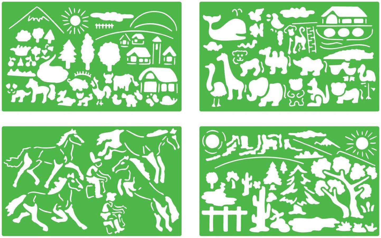 Quercetti Stencils Panorama Movie